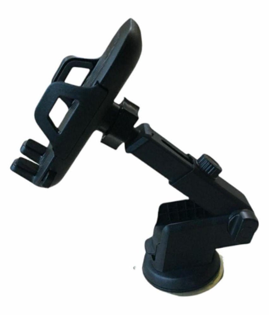 thriftkart Car Mobile Holder Double Clamp 964 for Dashboard & Windshield - Black