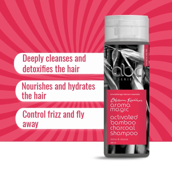 Activated Bamboo Charcoal Shampoo-200 ml / Hair Shampoo