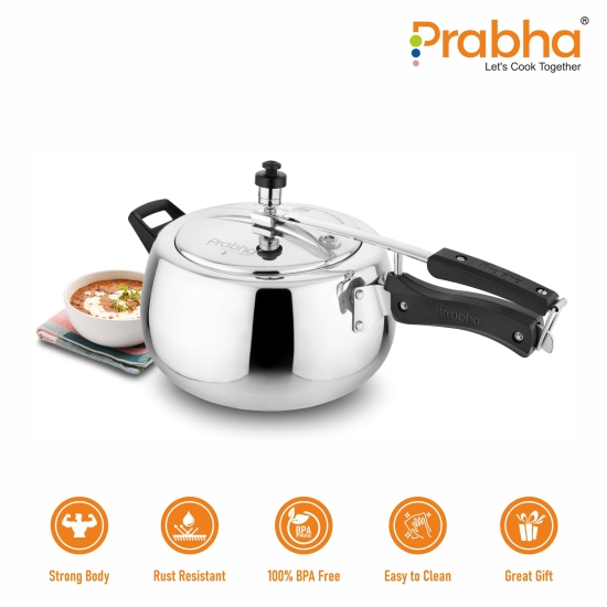 Ecobelly Aluminium Ib Pressure Cooker-3L