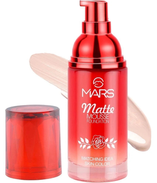 MARS Matte Cream For All Skin Types Skin Ivory Foundation Pack of 1