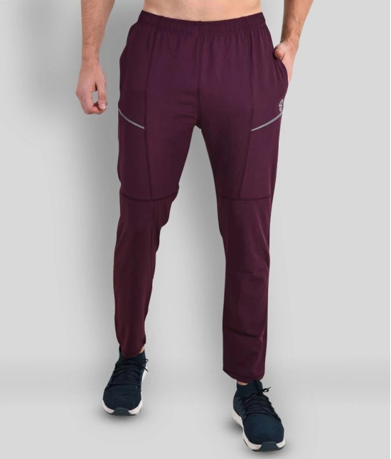 Forbro - Maroon Polyester Mens Trackpants ( Pack of 1 ) - 2XL