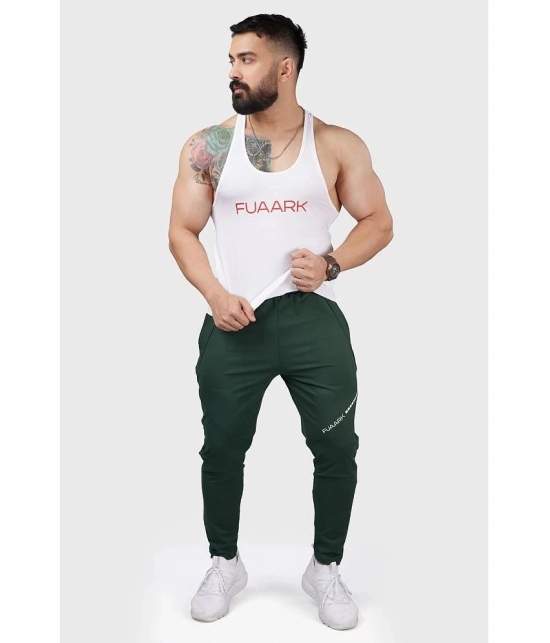 Fuaark Green Polyester Mens Sports Trackpants ( Pack of 1 ) - None