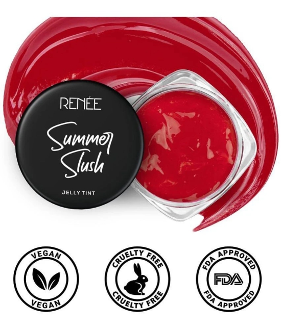 RENEE Summer Slush Jelly Tint Divine Watermelon, For Lips & Cheeks, Keeps Lips Soft & Hydrated, 13gm