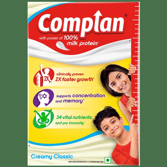 Complan Creamy Classic Drink Mix Jar, 500 gms