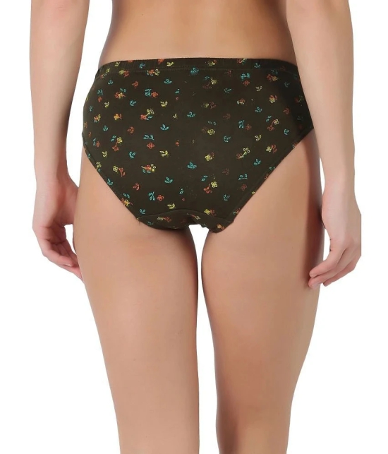 Dollar Multi Color Womens Panty Cotton Printed Womens Hipster ( Pack of 4 ) - None