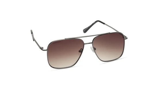 Brown Navigator Rimmed Sunglasses (M253BR4V)