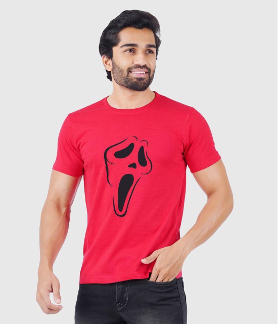 ferocious - Red Cotton Regular Fit Men's T-Shirt ( Pack of 1 ) - None