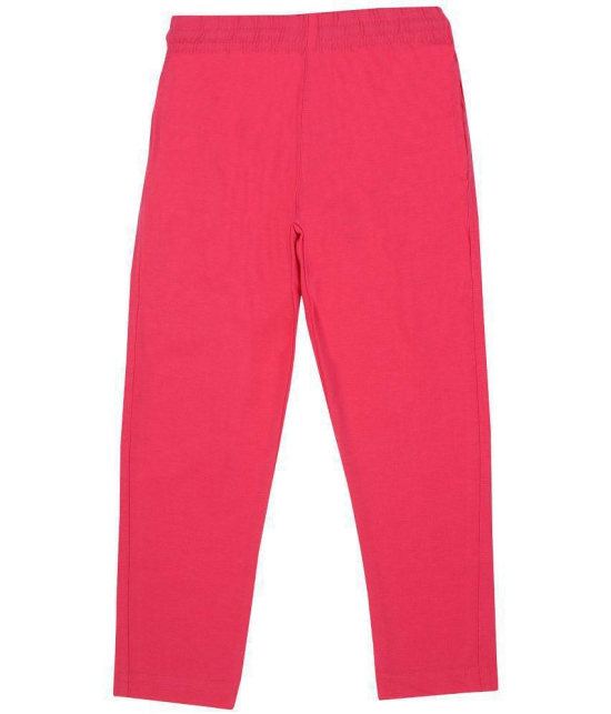 Dyca GIRLS TRACK PANT SOLID Fuchsia, black & grey - None