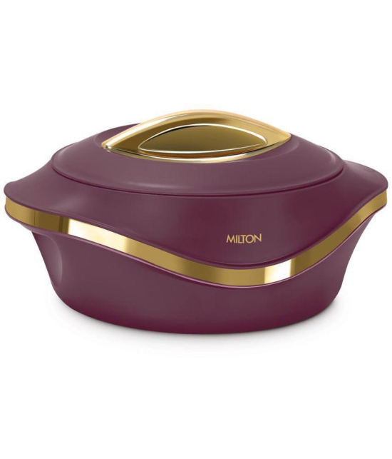 Milton Pearl 1000 Inner Stainless Steel Casserole, 860 ml, Maroon - Maroon