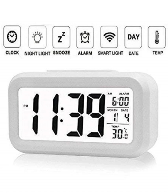 SG Digital Plastic Table Clock - Pack of 1