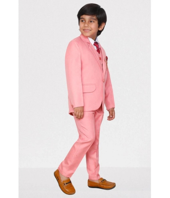 DKGF Fashion - Pink Polyester Boys Suit ( Pack of 1 ) - None