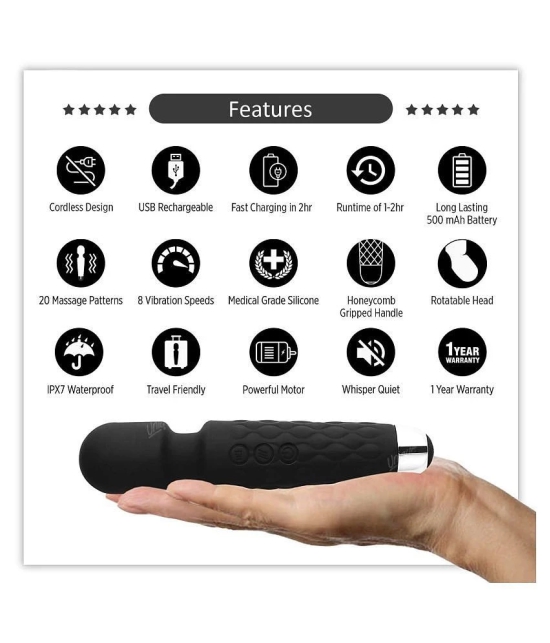 Unique Full Body Massager For Pain Relief | 20 Vibration Modes, USB Rechargeable & Waterproof