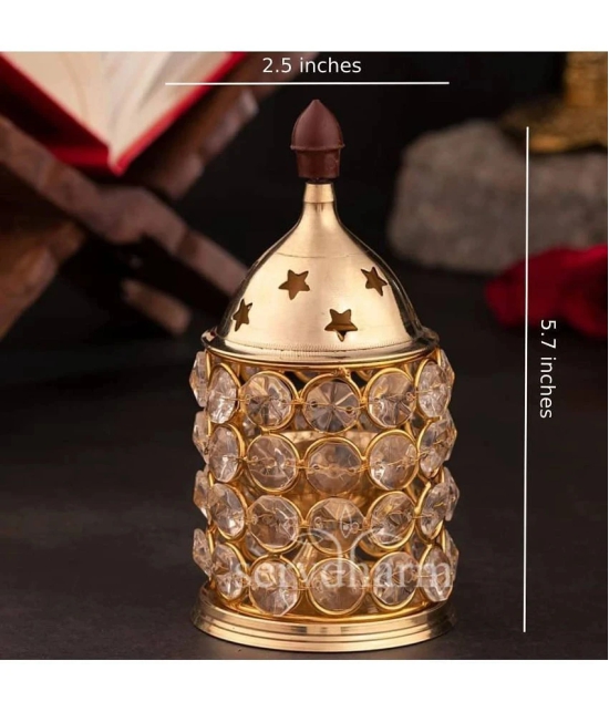 ServDharm Crystal Diwali Diya - Pack of 1