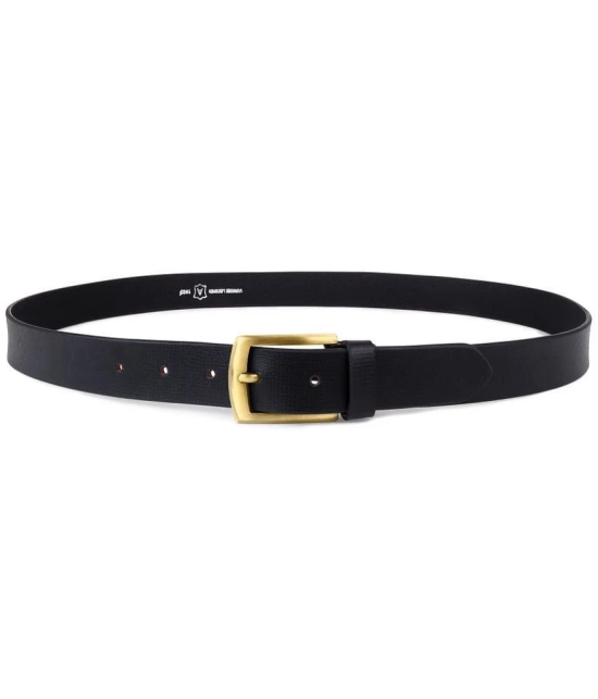 Loopa - Black 100% Leather Mens Formal Belt ( Pack of 1 ) - None