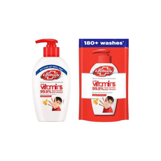 Lifebuoy Vitamins Liquid Handwash 185 Ml