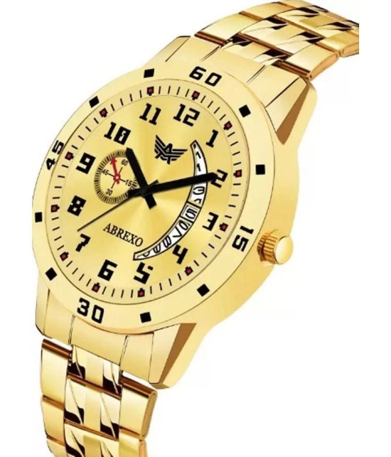 Abrexo Gold Stainless Steel Analog Mens Watch