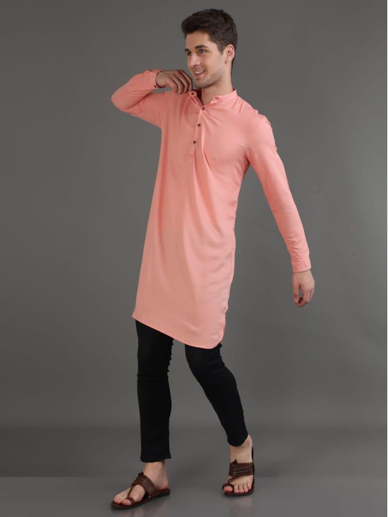 Neo-Peach Long Kurta