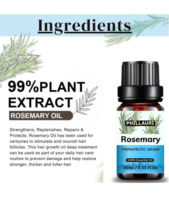 Phillauri Rosemary Others Essential Oil Fruity With Dropper 30 mL ( Pack of 1 )