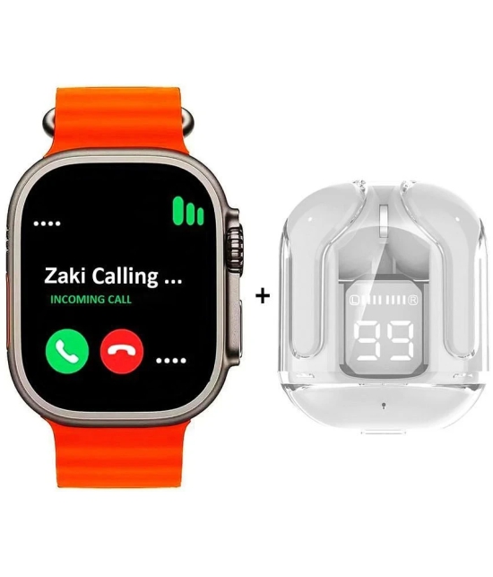 Retailstore Combo Digital Display Earbuds Multicolor Smart Watch