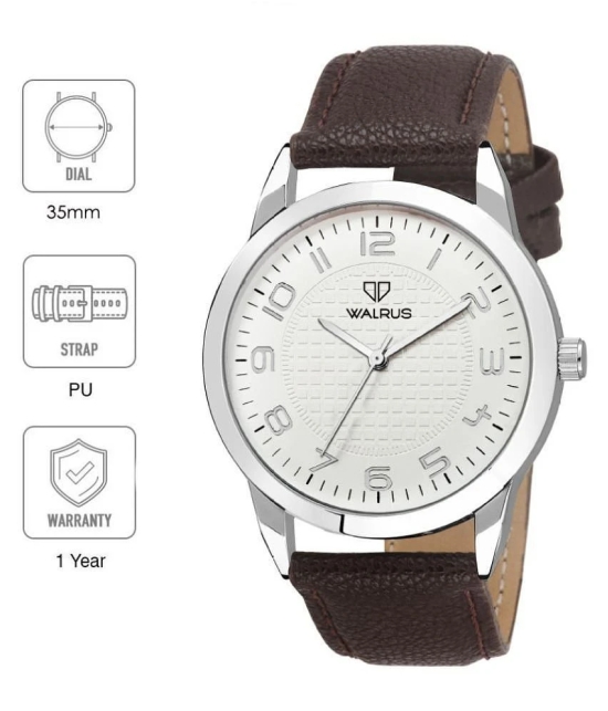 Walrus Formal Style Leather Analog Mens Watch