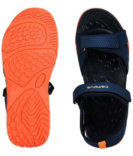 Campus - Navy Mens Floater Sandals - None