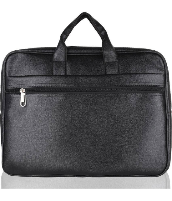 Raylan - Black Solid Messenger Bag - Black