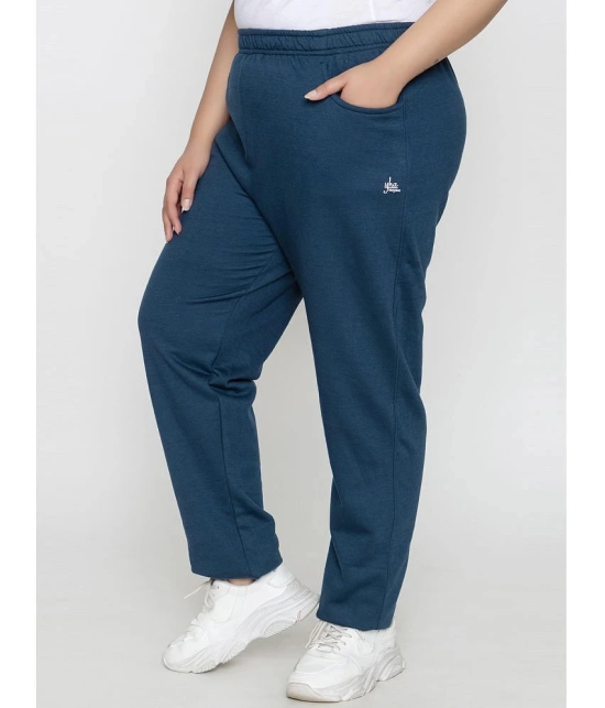 YHA - Teal Fleece Womens Running Trackpants ( Pack of 1 ) - None