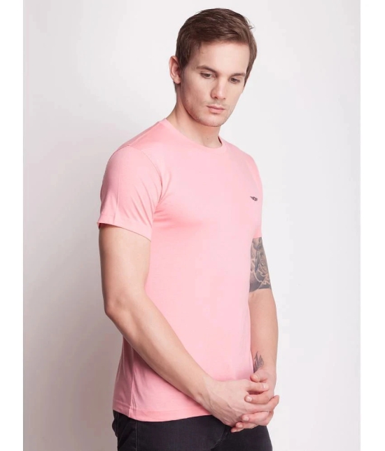 Force NXT - Pink Cotton Regular Fit Mens T-Shirt ( Pack of 1 ) - None