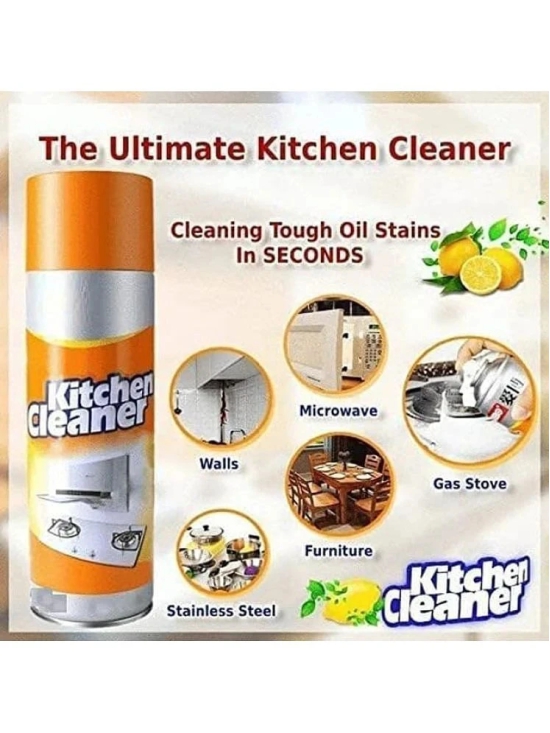 Gatih Oil-Grease Stain Remover Spray All Purpose Cleaner Spray Kitchen Cleaner Spray by Foam Cleaner 450 mL 1 no.s