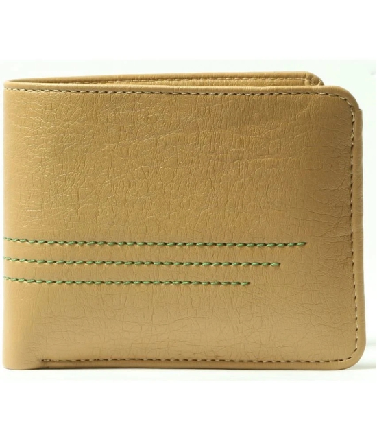 Loopa PU Beige Casual Regular Wallet - Beige