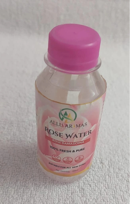 Allu Aroma Rose Water 100% Pure and Natural - 100ml