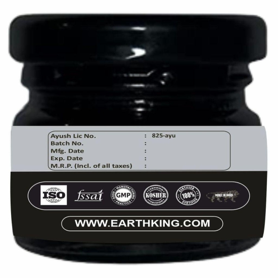 EARTH KING Kashmiri Shilajit/Shilajit Resin | Raw Shilajit | (Semi Liquid) - 40Gm (Pack of 1)