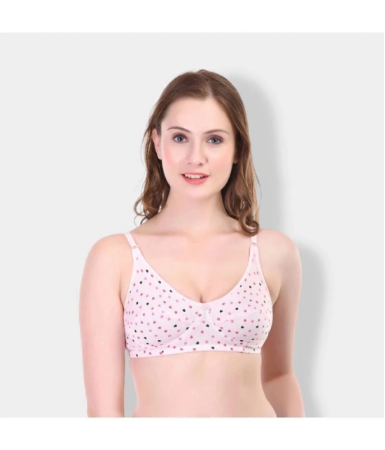 ICONIC ME Multicolor Cotton Non Padded Womens T-Shirt Bra ( Pack of 6 ) - None