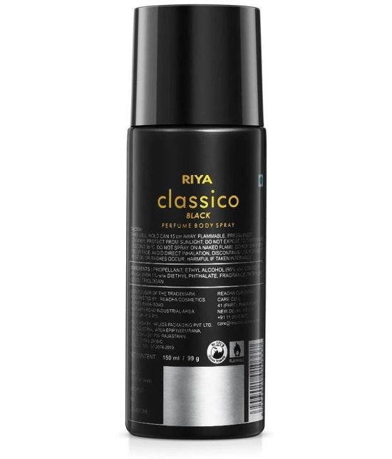 Riya Classico  Deodorant Spray & Perfume For Men 450 ( Pack of 3 )