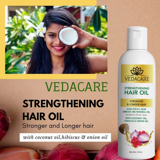 Vedacare Strengthening Hair Oil - |hair__001|