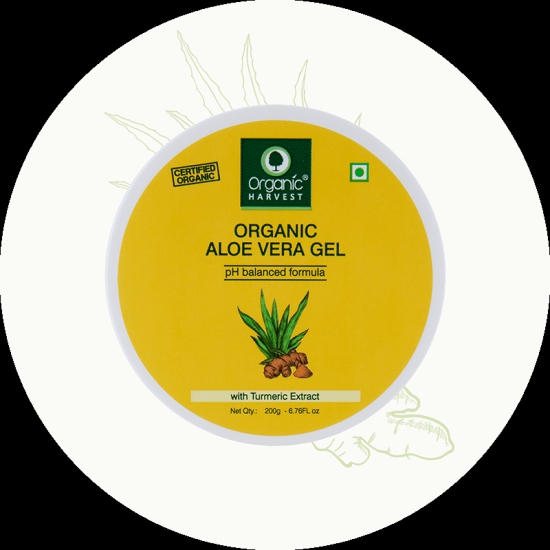 Organic Aloevera Gel with Turmeric Extract - 200ml