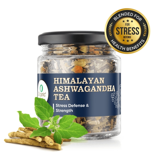 Himalayan Ashwagandha Tea | For Stress Relief | Caffeine Free (50 Cups)-50 Cups