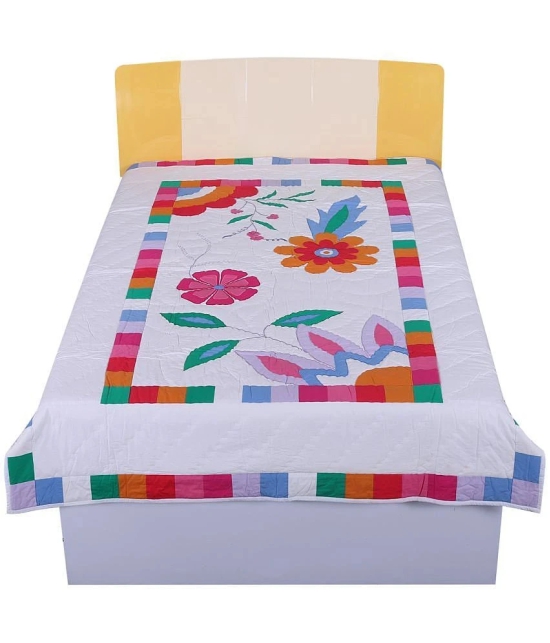 Hugs n Rugs Queen Cotton Multi Embroidery Dohar