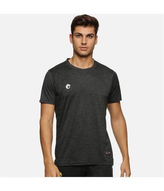 Omtex - Black Cotton Regular Fit Mens Sports T-Shirt ( Pack of 1 ) - None