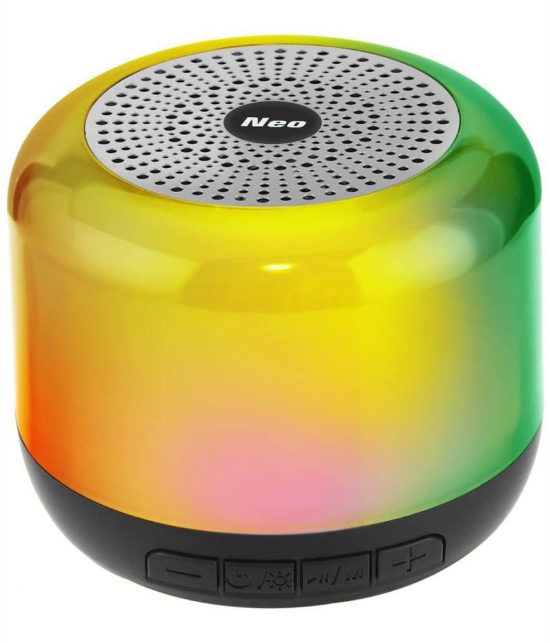 Neo M1 10 W Bluetooth Speaker Bluetooth v5.0 with Call function Playback Time 4 hrs Assorted - Assorted