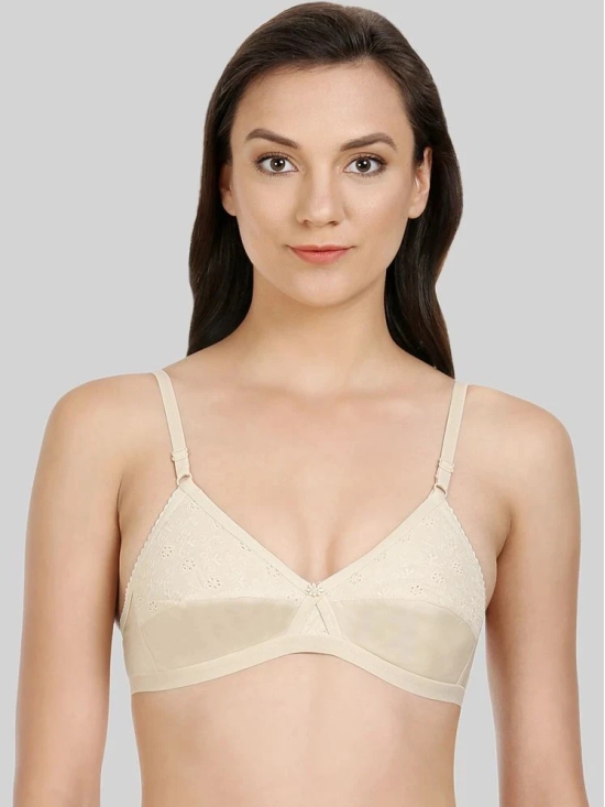 Bodycare Beige Cotton Heavily Padded Womens Everyday Bra ( Pack of 2 ) - None