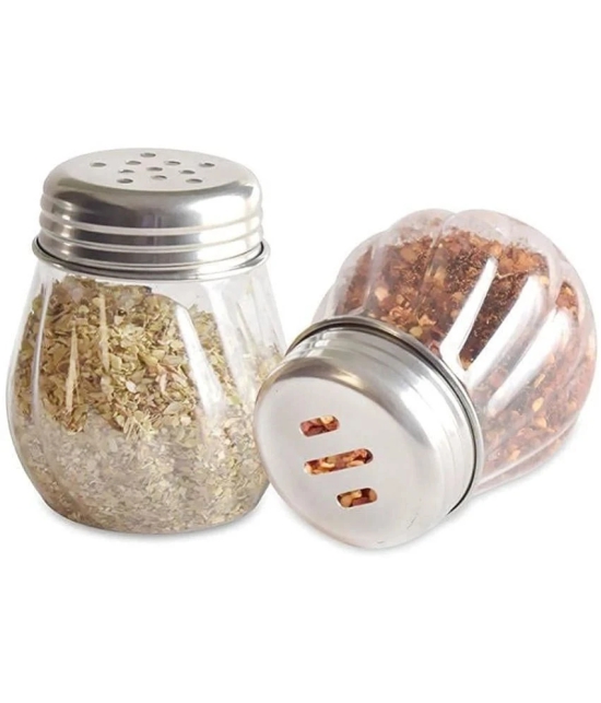 Dynore Acrylic Salt & Pepper Shaker 8 Pcs - Transparent