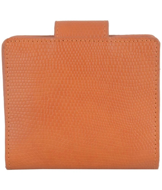 Baggit Faux Leather Orange Womens Bi Fold Wallet ( Pack of 1 ) - Orange