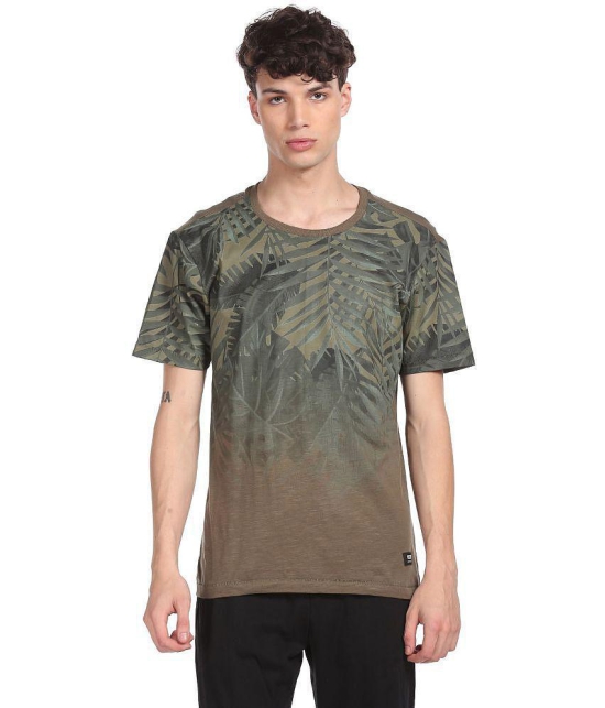 Colt - Cotton Blend Regular Fit Green Men's T-Shirt ( Pack of 1 ) - None