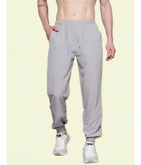 AKTIF Grey Lycra Mens Joggers ( Pack of 1 ) - None