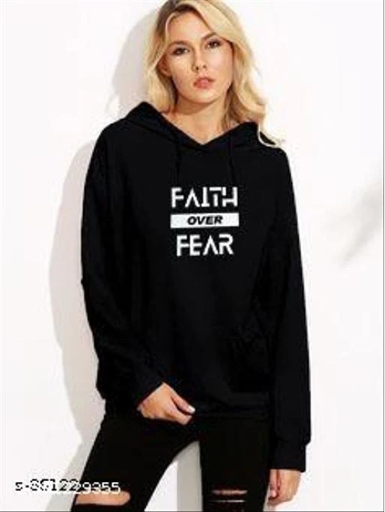 Tayur printed hooded neck full sleeve tshirt for women