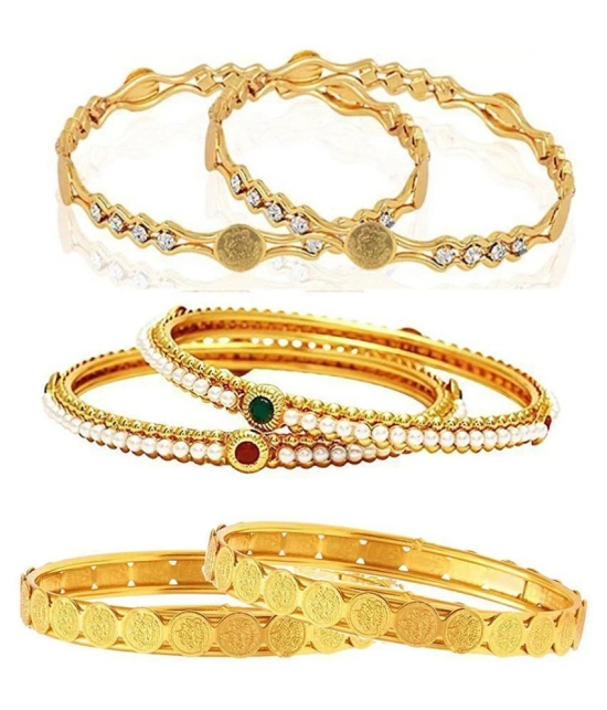 YouBella Fashion Jewellery Stylish Bangles Combo for Girls and Women - None