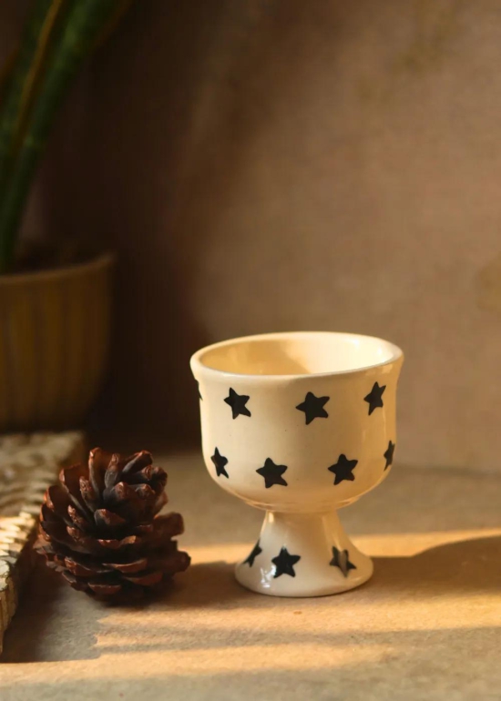 Black Star Ice Cream Goblet-Set of two