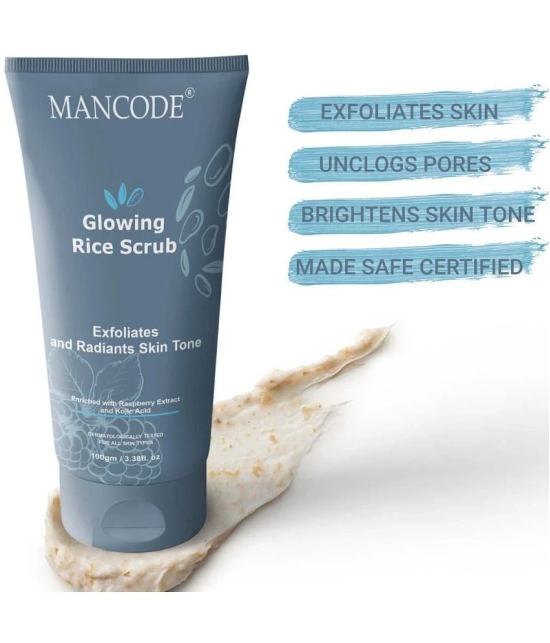 Mancode Deep Cleansing Facial Scrub For Men & Women ( Pack of 1 )