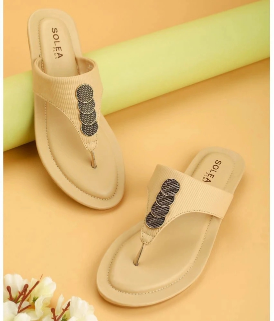 Paragon Beige Floater Sandals - None